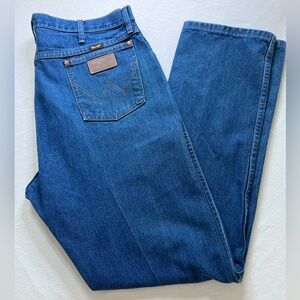 Rigid Wrangler‎ Cowboy Cut Men's Relaxed Fit Denim Jeans 40x34 Like New!